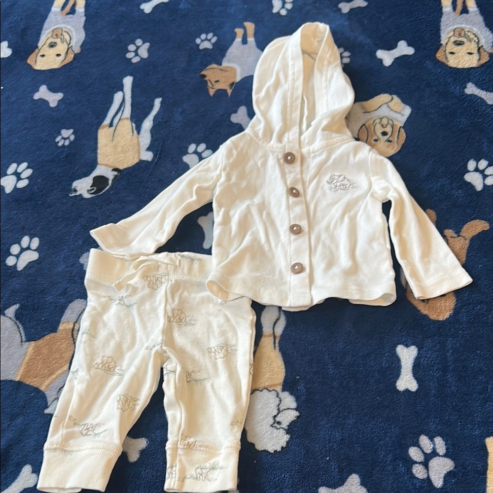 Carter's Cream Baby Matching Set